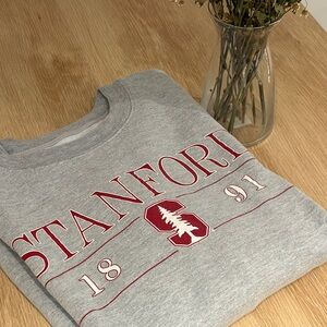 grey stanford sweatshirt